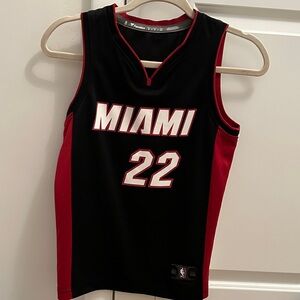 Miami Heat Butler #22 Basketball Jersey Black and Red